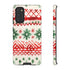 Watercolor Study of Christmas Patterns - Impact Resistant Phone Case Samsung Galaxy S20 Matte